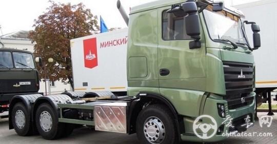 白俄罗斯MAZ卡车推MAZ-6312M7的三轴底盘车型