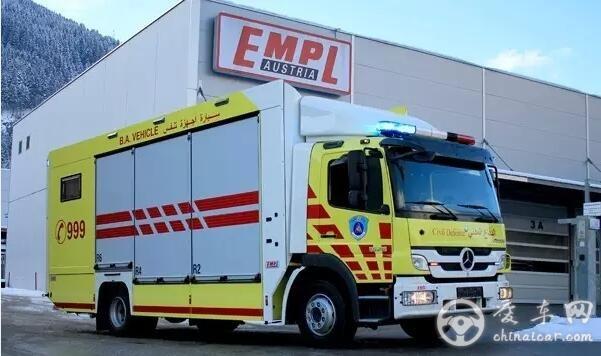 卡塔尔首批欧洲进口供气消防车来自安普