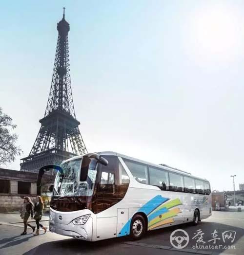 比亚迪携全球首款电动旅游客车首次亮相欧洲